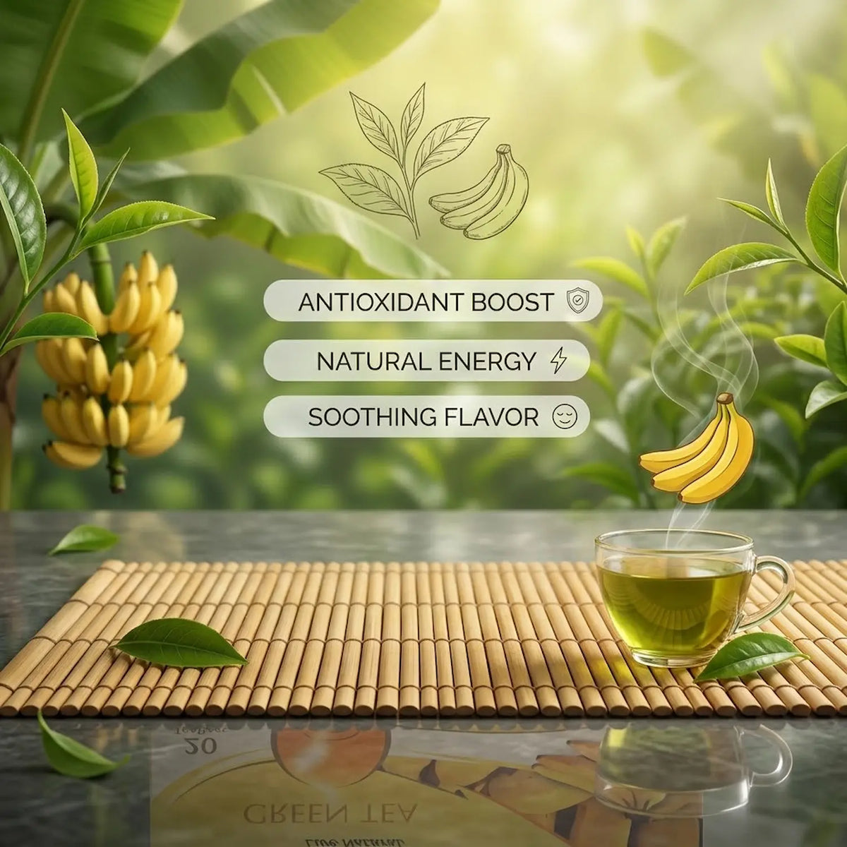 Banana Green Tea – 20 Tea Bags