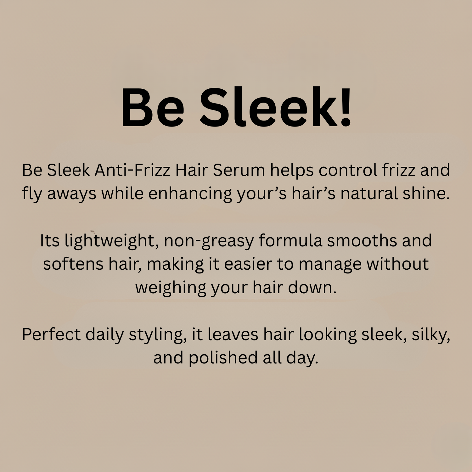 Be Sleek Hair Serum 60ml