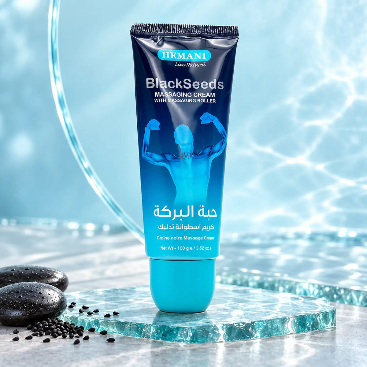 Black Seed - Roller Massaging Cream (100Gm)