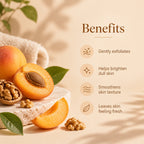 Brightening Facial Scrub with Apricot & Walnut 150ml