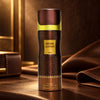 Brown Leather Body Spray for Men