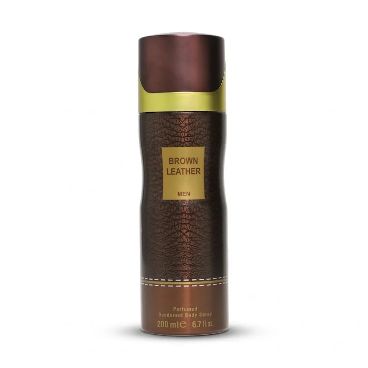 Brown Leather Men Perfumed Deodorant Body Spray, 200ml