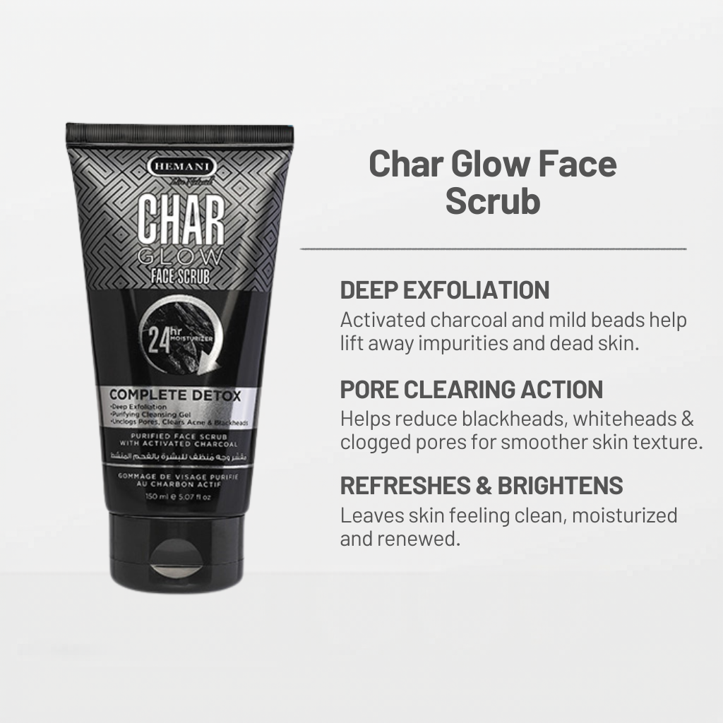 Char Glow Face Scrub 150ml