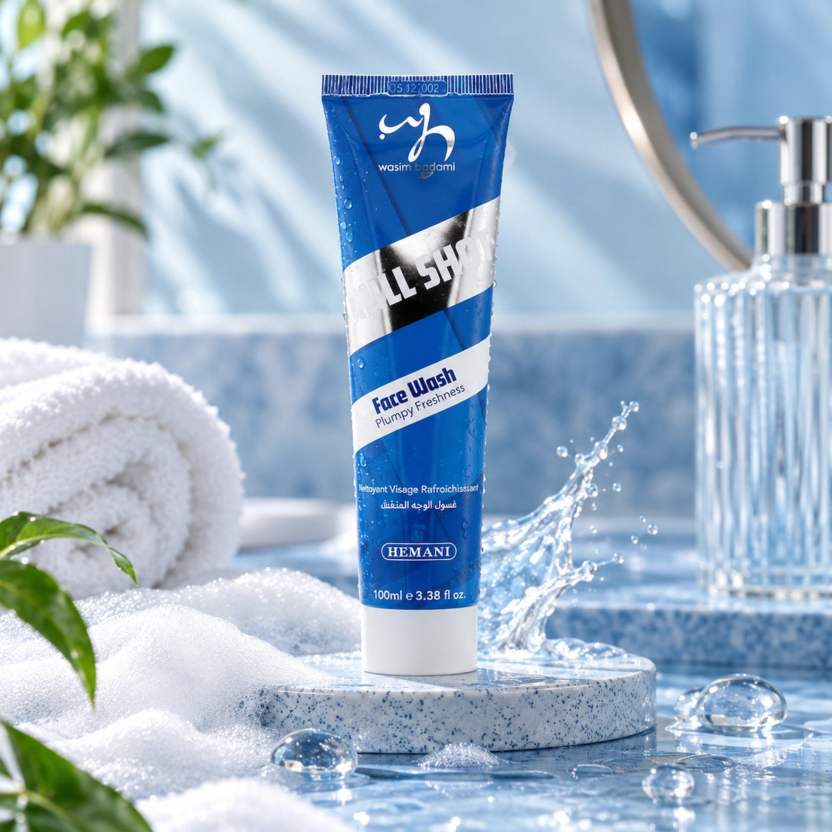 Chill Shot - Face Wash with Bulgarian Rose Water & Mint