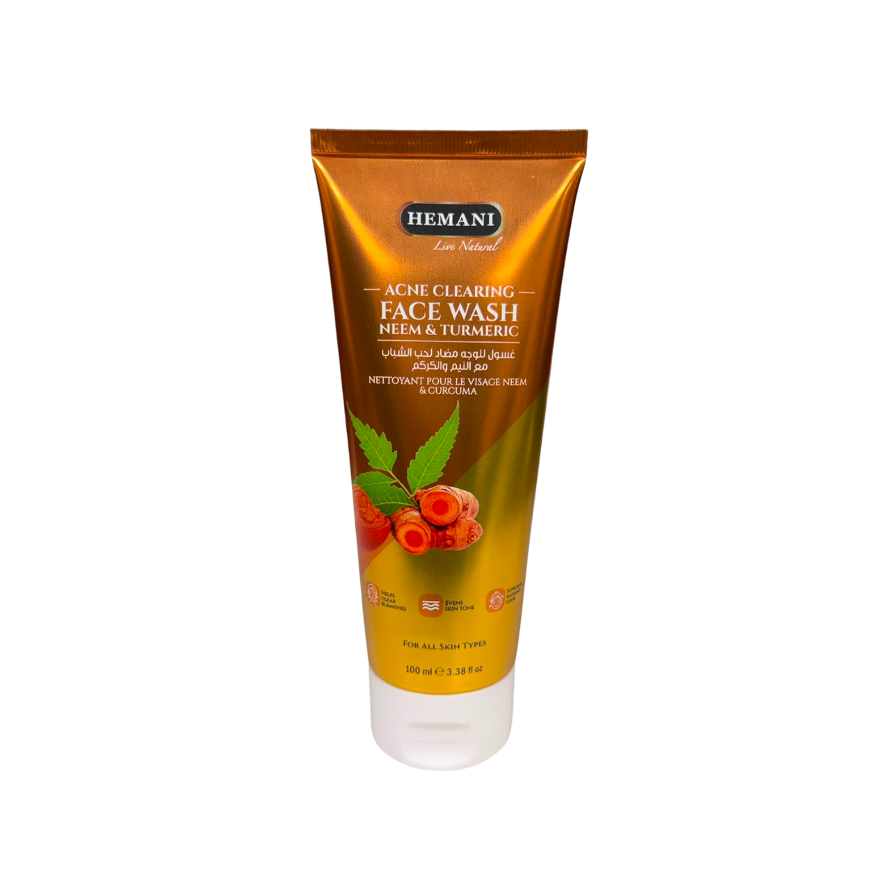 Acne Clearing Neem & Turmeric Face Wash 100ml