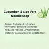 Cucumber & Aloe Vera Noodle Soap 100gm