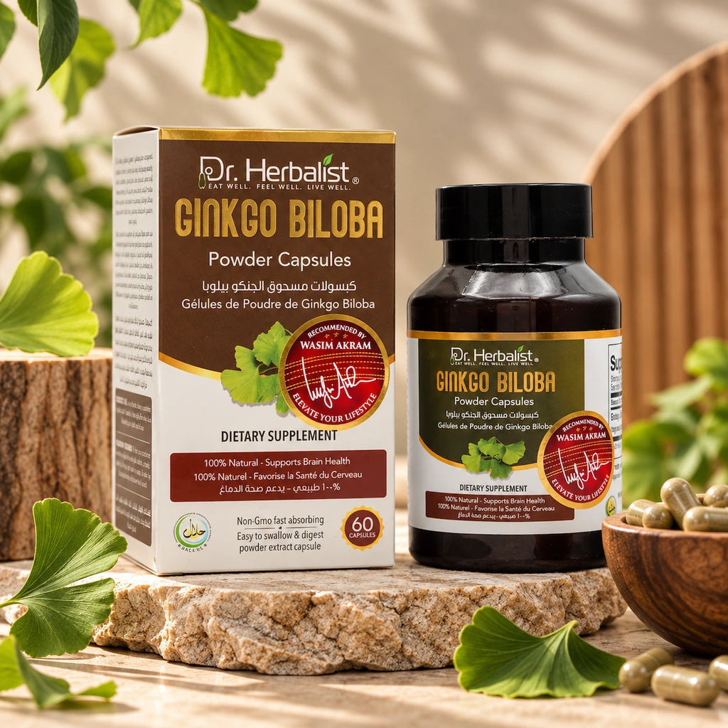 Dr. Herbalist Ginkgo Biloba Powder Capsules
