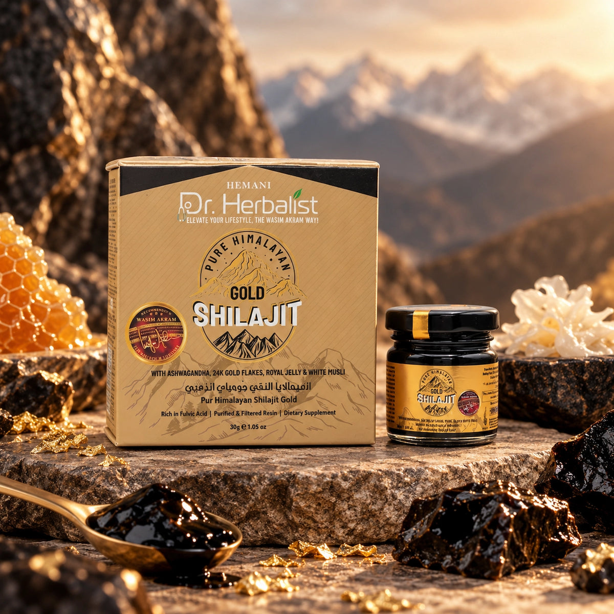 Dr. Herbalist Pure Himalayan Gold Shilajit 30g