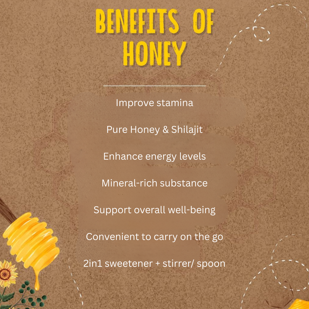 Dr. Herbalist Pure Himalayan Shilajit Honey Spoon
