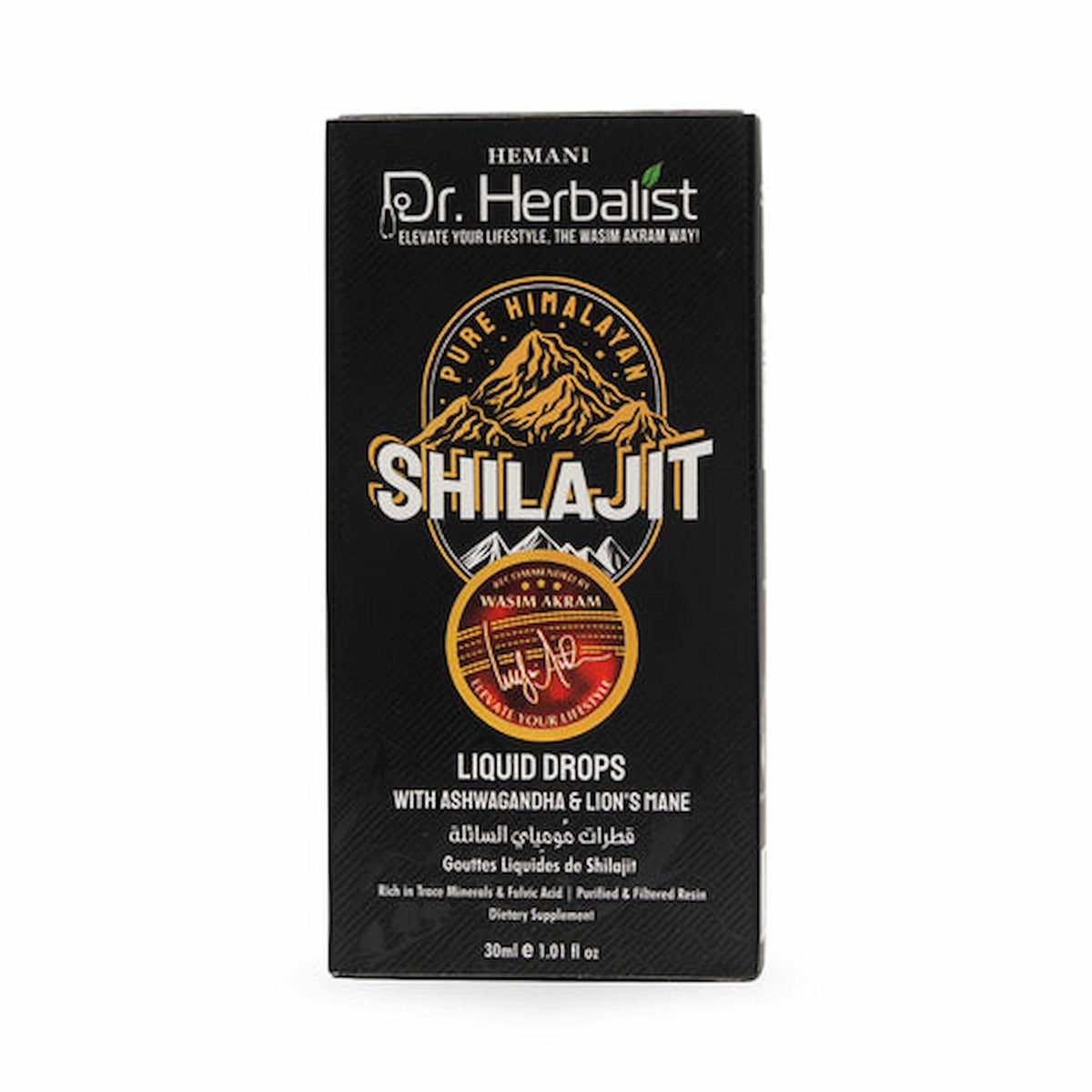 Dr. Herbalist Pure Himalayan Shilajit Liquid Drops