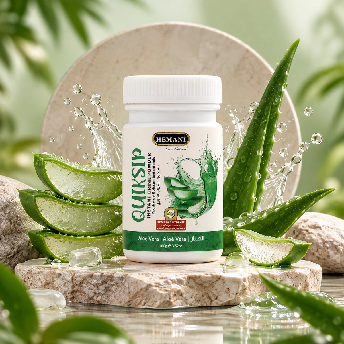Dr. Herbalist Quiksip Instant Drink Powder 100gm – Aloe Vera