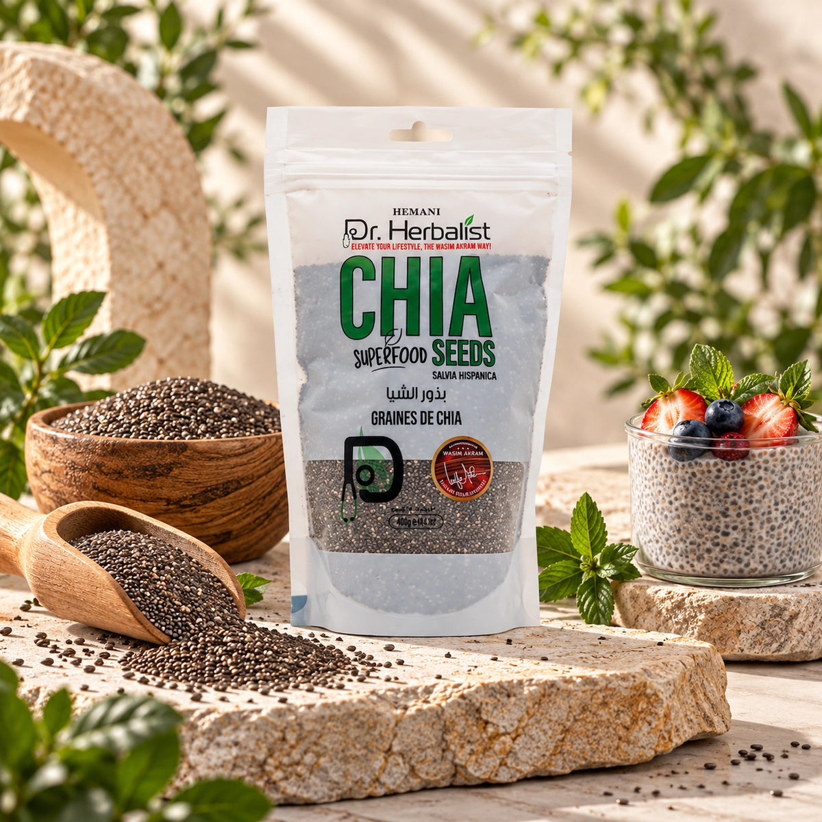 Dr. Herbalist Superfood – Chia Seeds 400gm