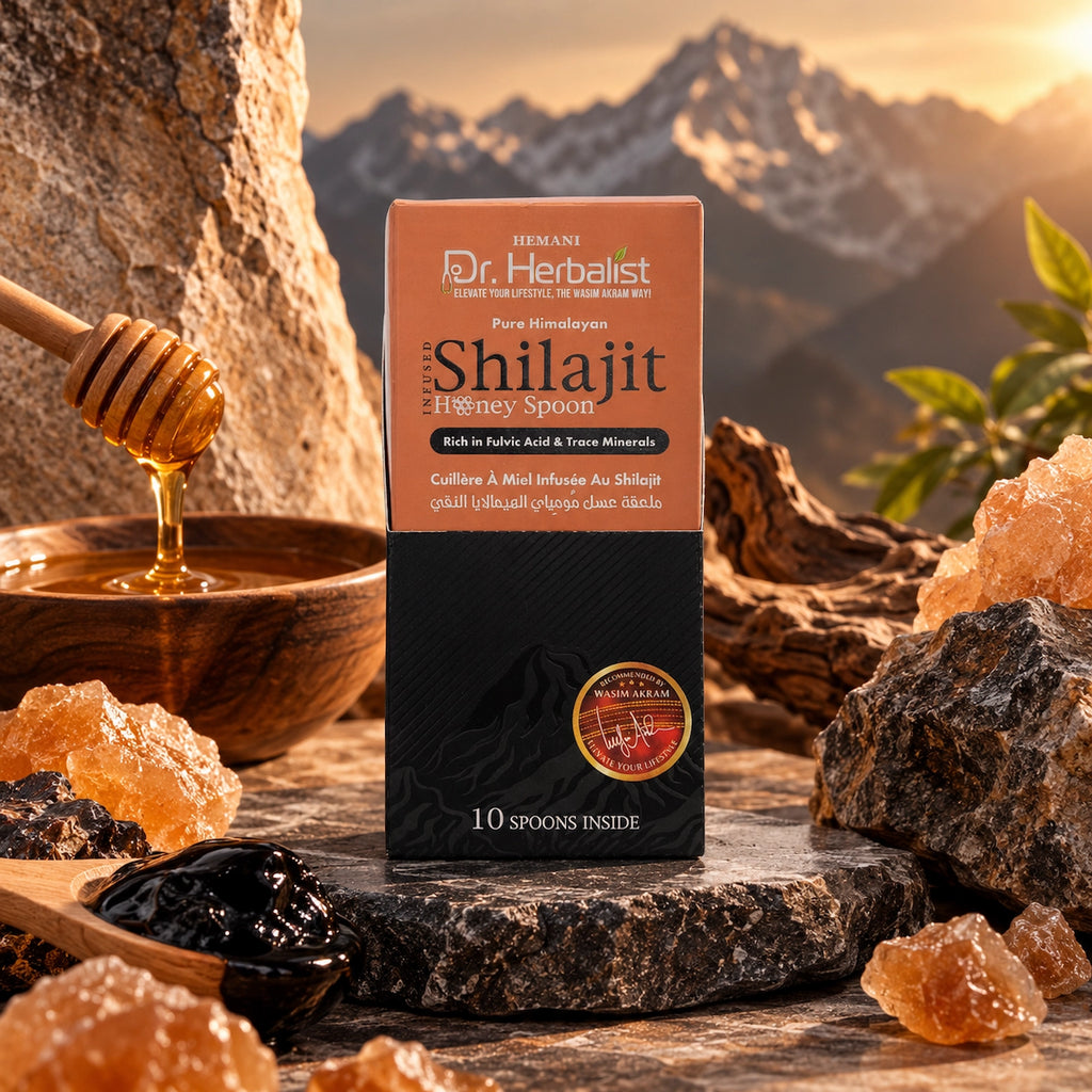 Dr. Herbalist Pure Himalayan Shilajit Honey Spoon