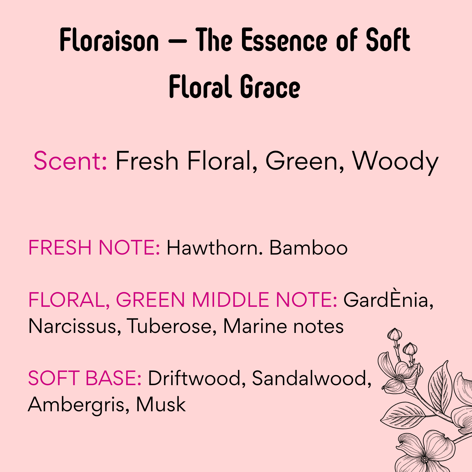 Floraison Deodorant Spray for Women 150ml