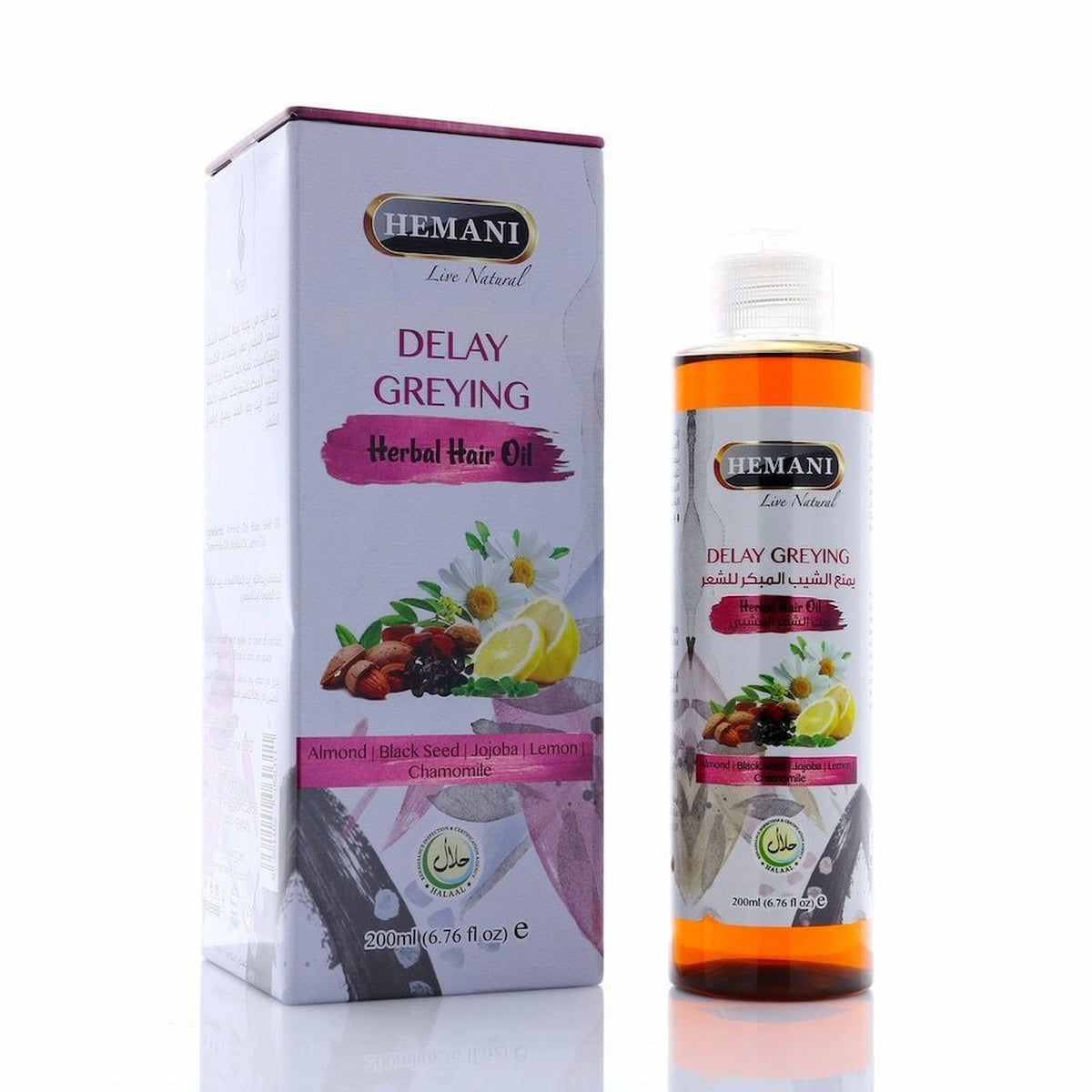 Delay Greying Herbal Hair Oil 200ml