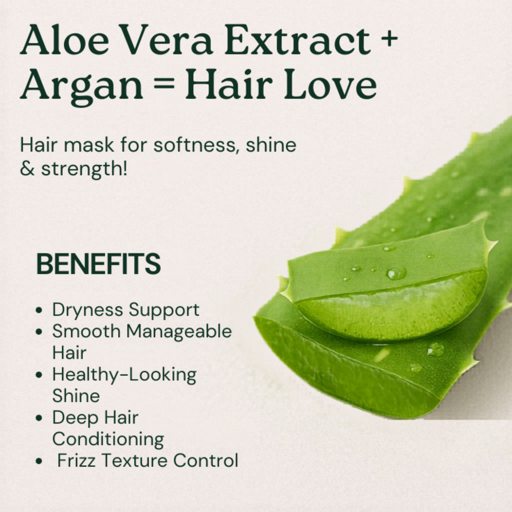 Hair Mayonnaise with Argan & Aloe Vera