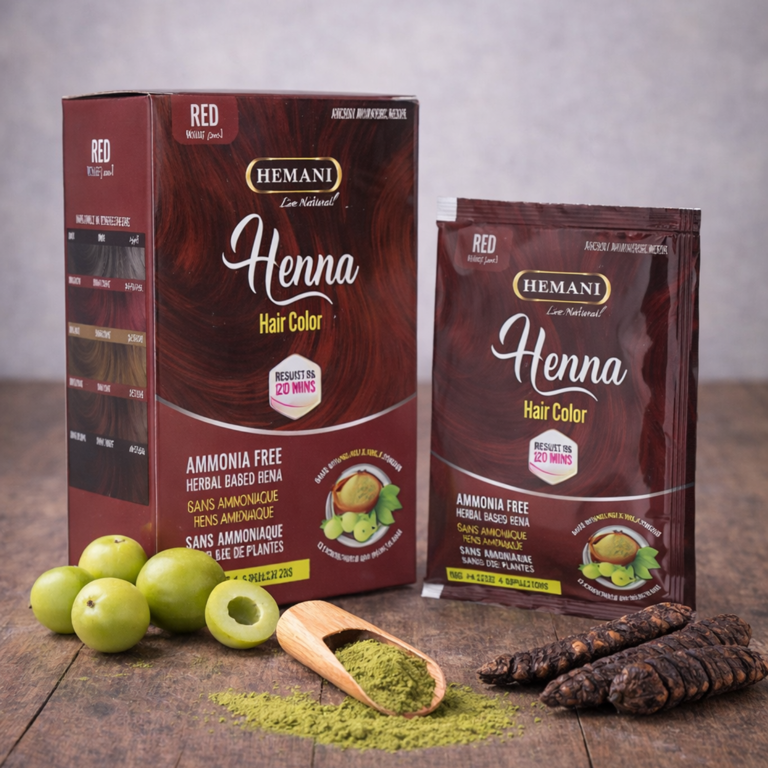 Henna Natural Hair Color 60g - Red