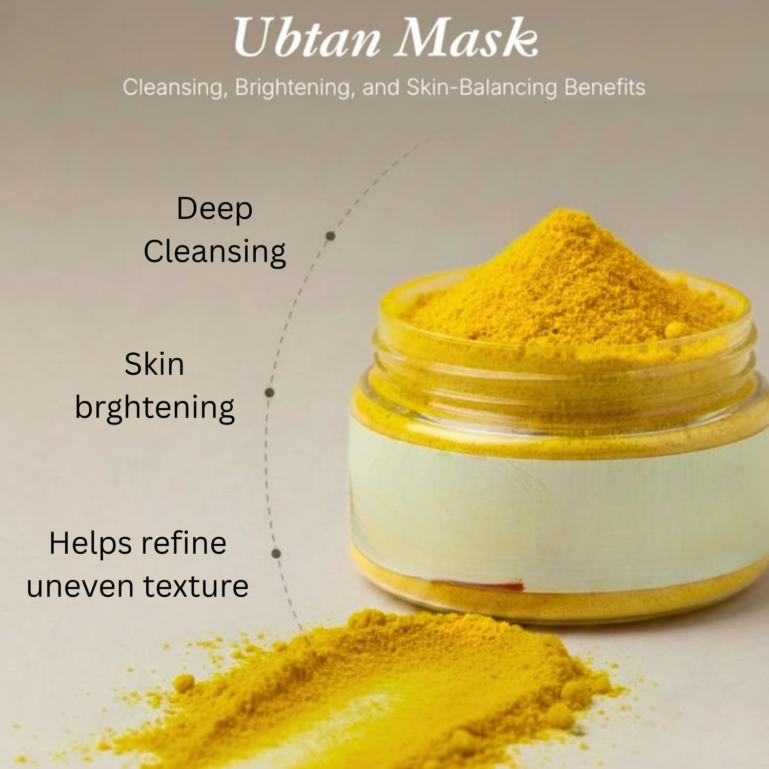 Herbal Beauty Mask Powder - Ubtan
