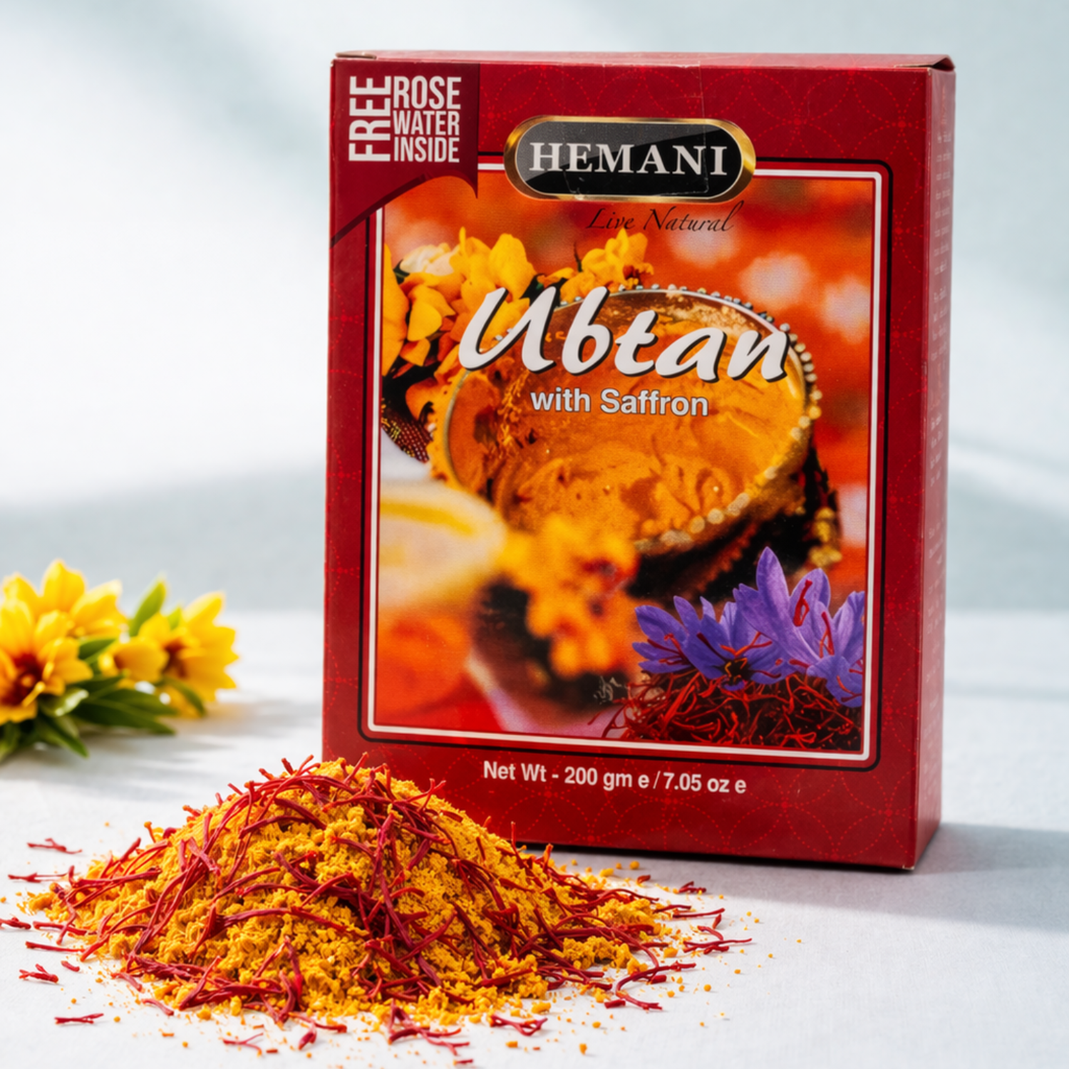 Herbal Beauty Mask Powder - Ubtan with Saffron