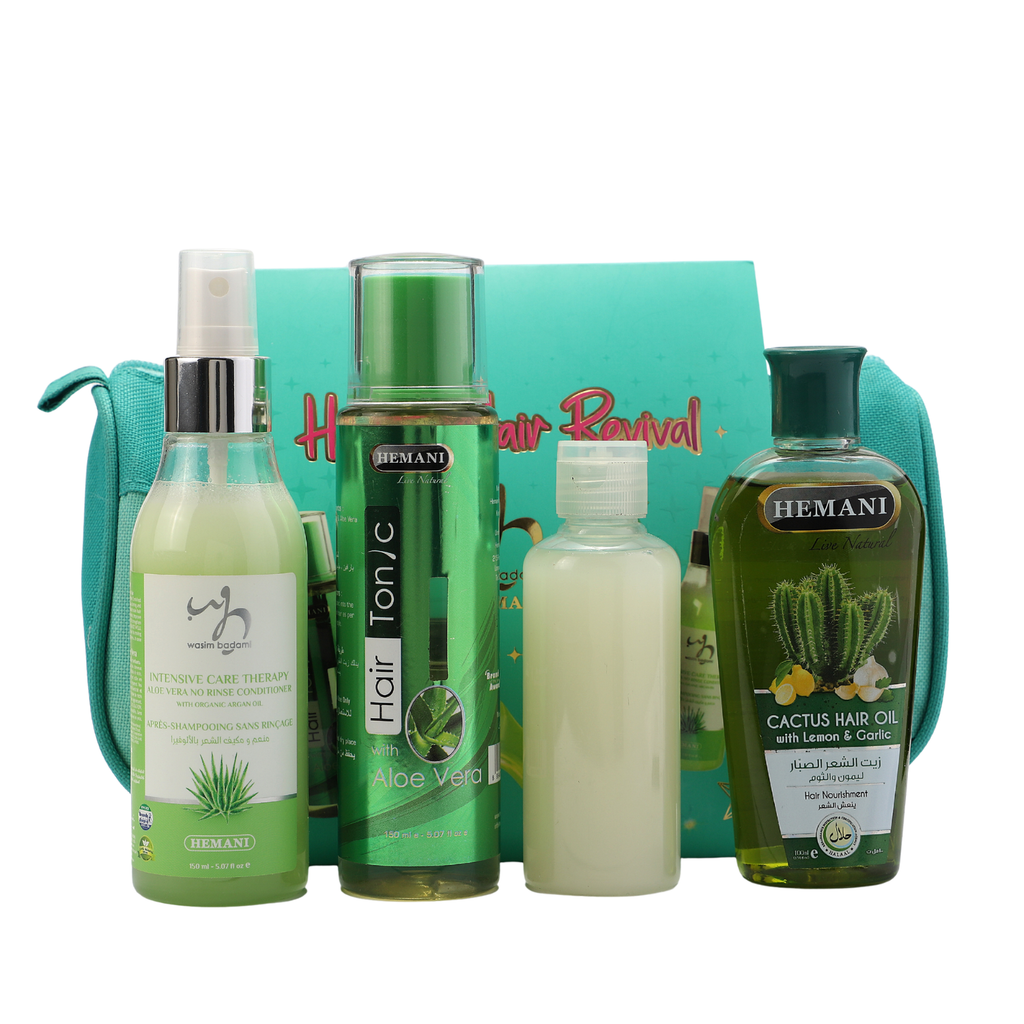 Herbal Hair Revival Green Pouch