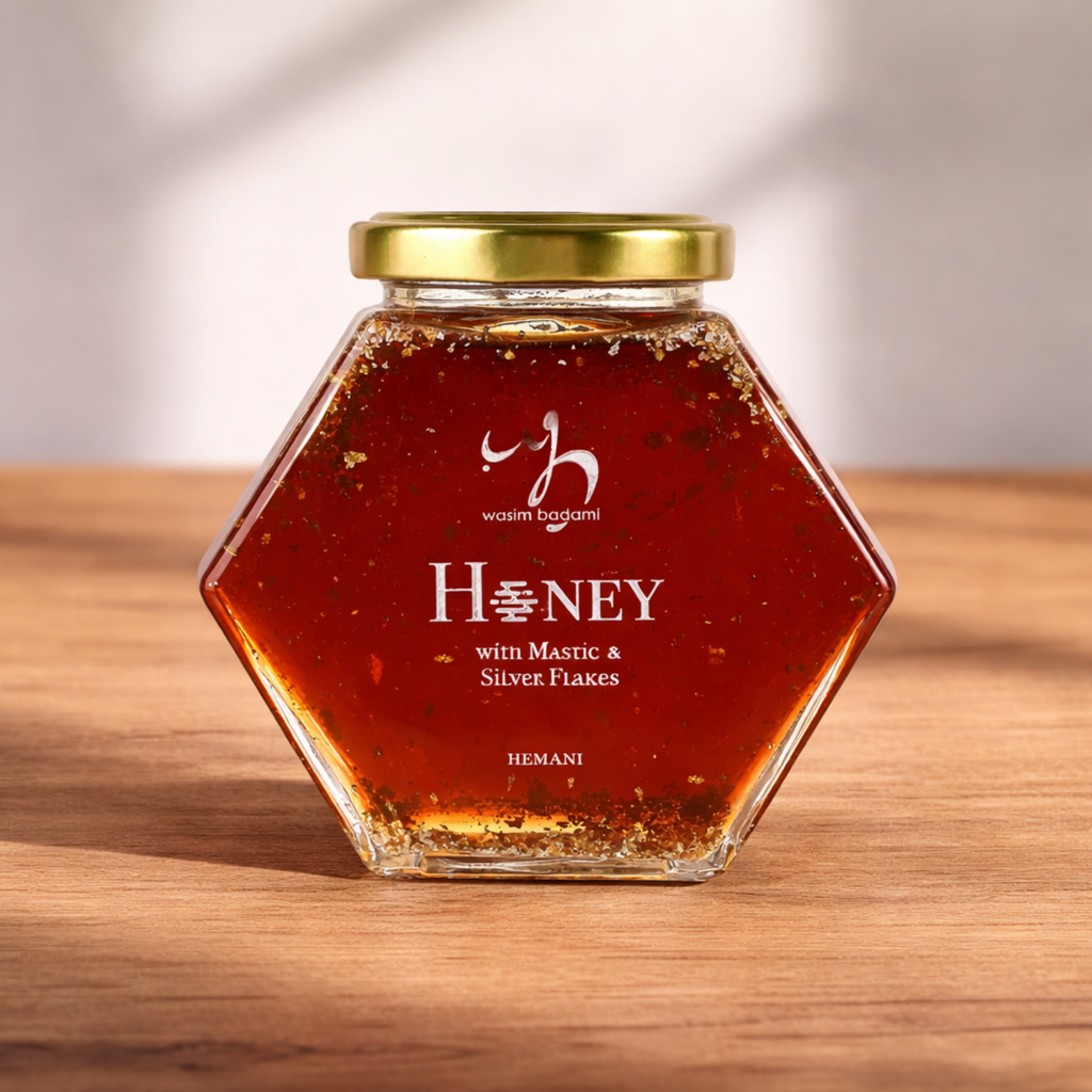 Honey Silver Flakes With Chios Mastic 370gm