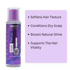 Hemani Lavender Hair Tonic for softening texture, conditioning scalp, and boosting natural shine