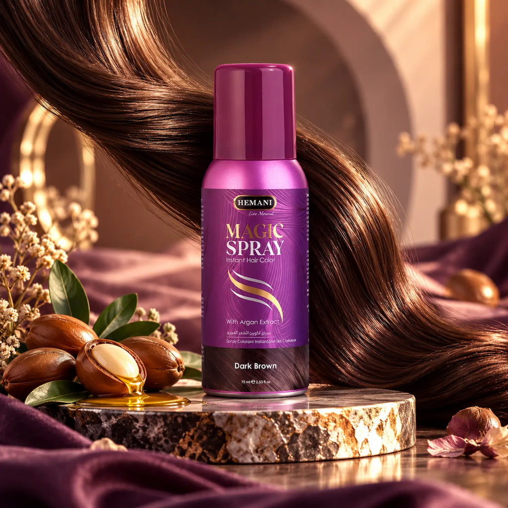 Magic Spray Instant Hair Color - Dark Brown