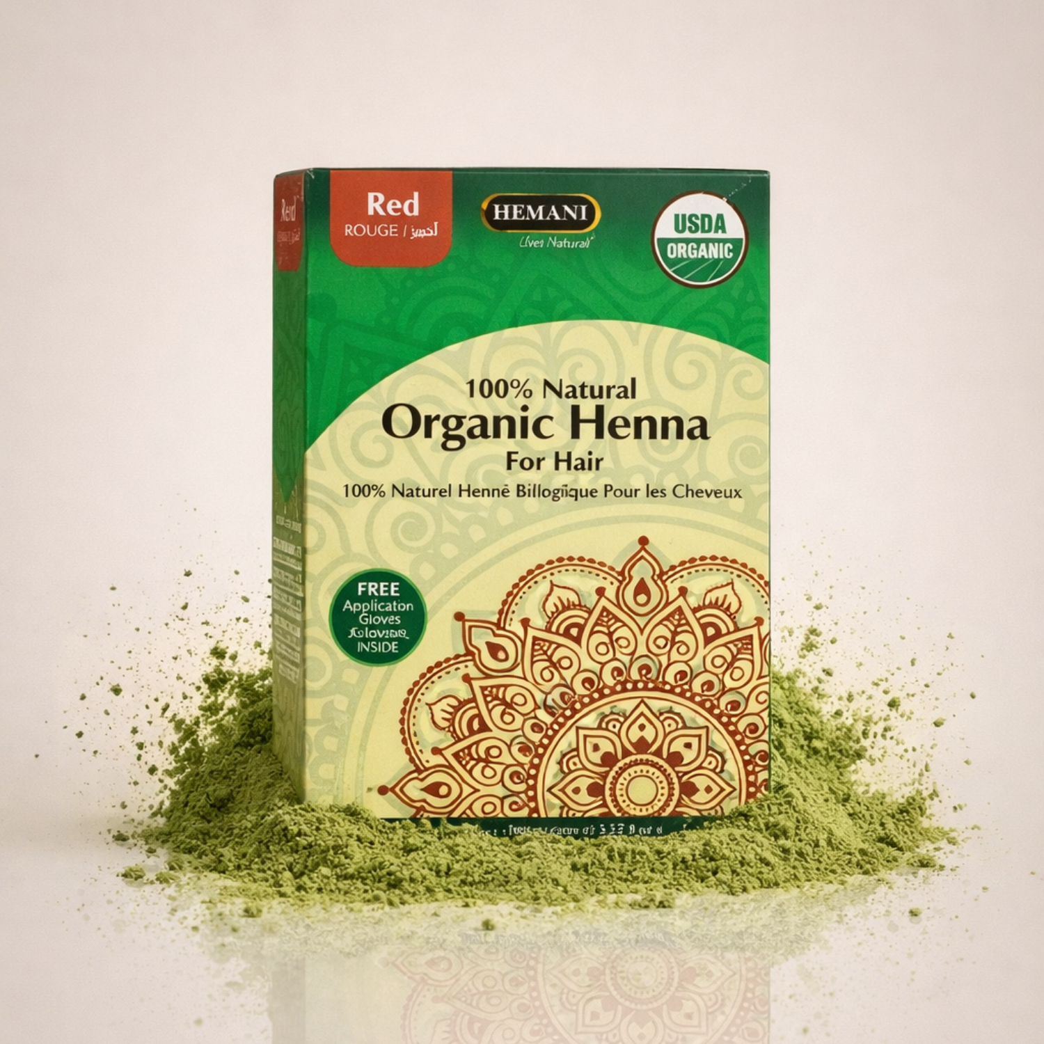 Organic Henna for Hair 100g - Red