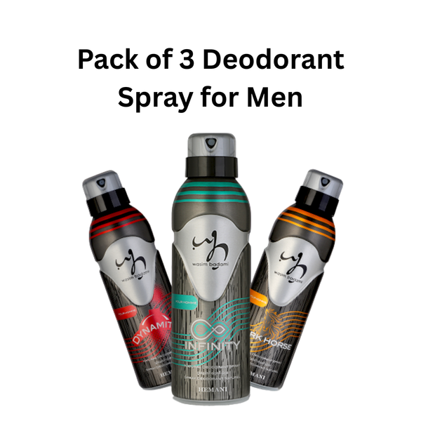 Pack of 3 Deodorant Spray for Men