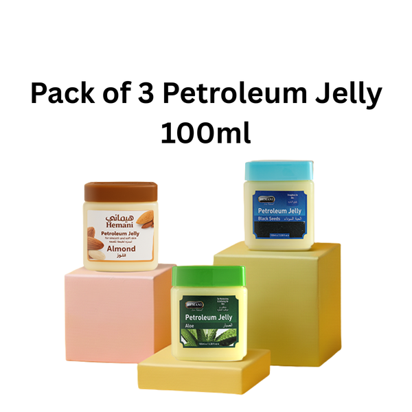 Pack of 3 Petroleum Jelly 100ml