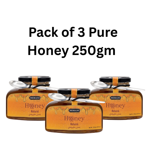 Pack of 3 Pure Honey 250gm (Each)