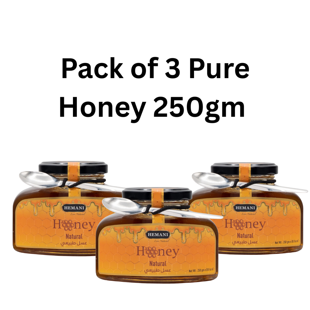 Pack of 3 Pure Honey 250gm (Each)