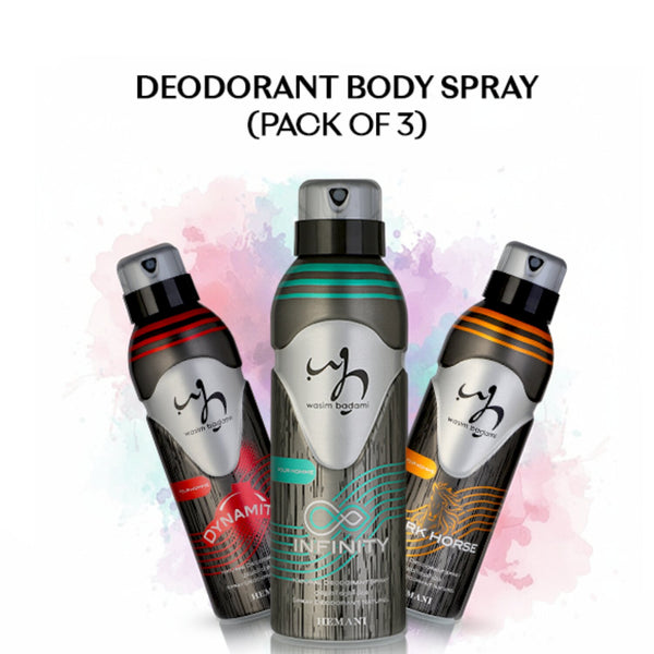 Pack of 3 Deodorant Spray for Men