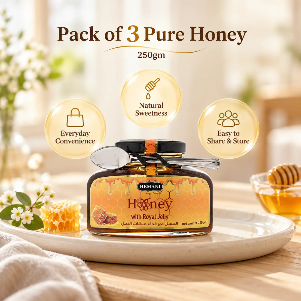 Pack of 3 Pure Honey 250gm (Each)