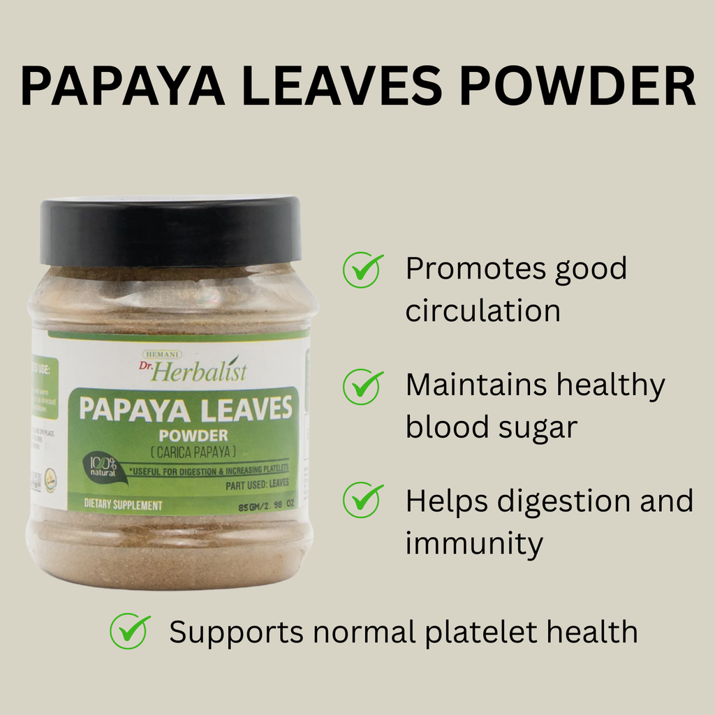 Dr. Herbalist Papaya Leaves Powder 85Gm
