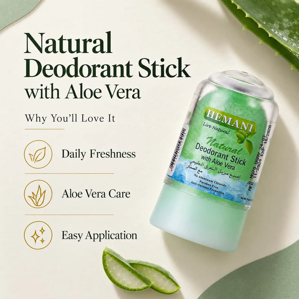 Potash Alum Deodorant Stick - Aloe Vera