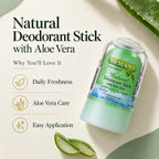 Potash Alum Deodorant Stick - Aloe Vera