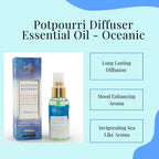 Oceanic potpourri diffuser essential oil with long-lasting mood-enhancing sea-like aroma