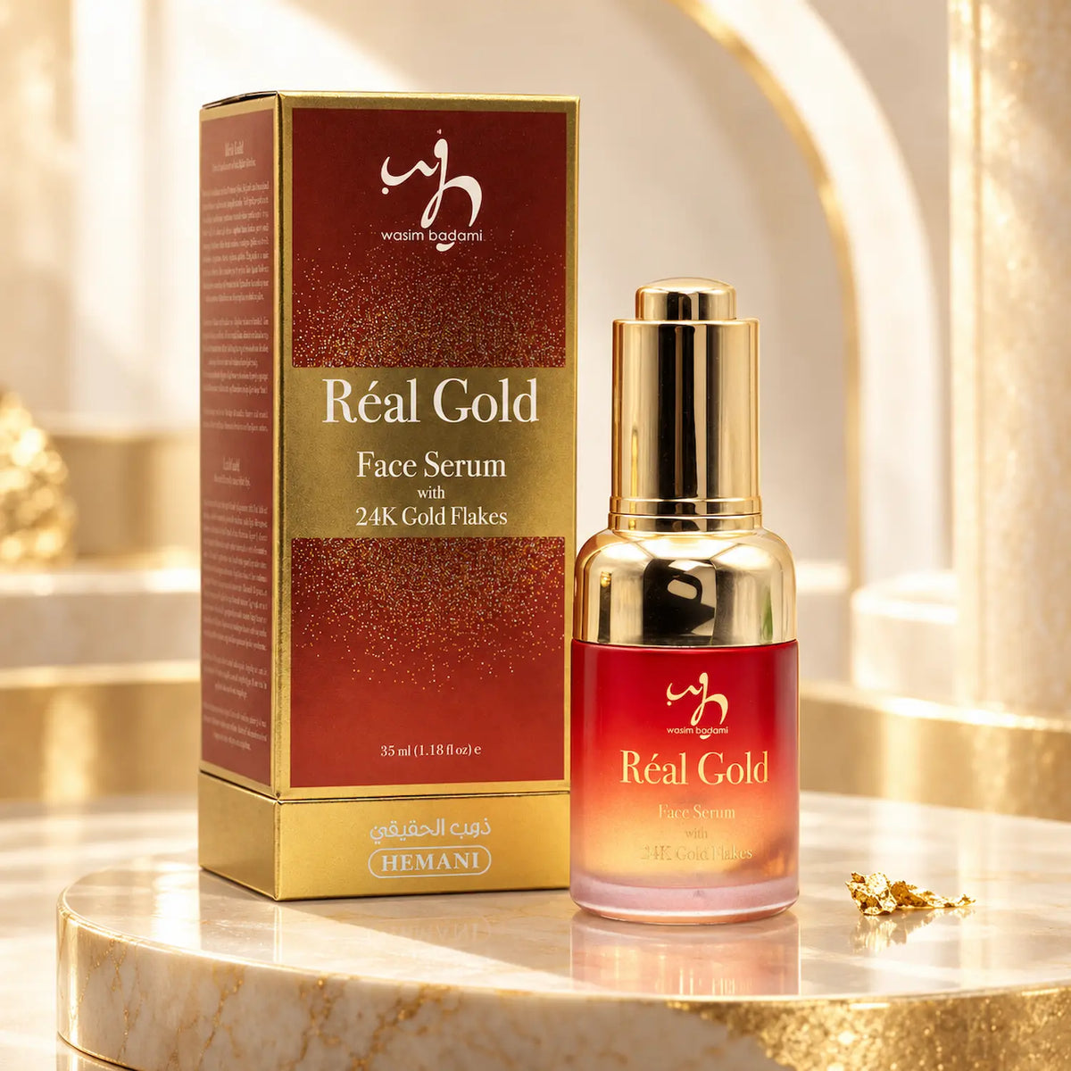 Real Gold - Face Serum with 24K Gold Flakes 35ml