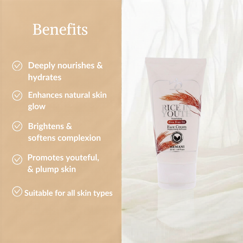 Rice in Youth - Face Cream with Rice Bran Oil