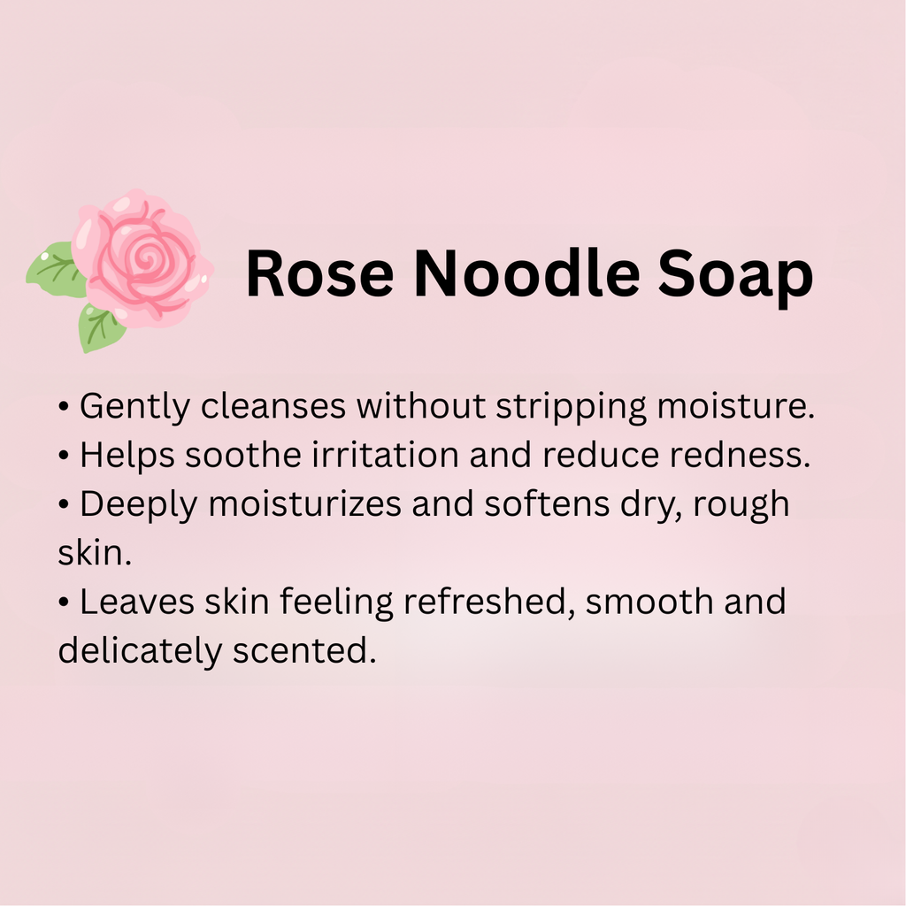 Rose Noodle Soap 100gm