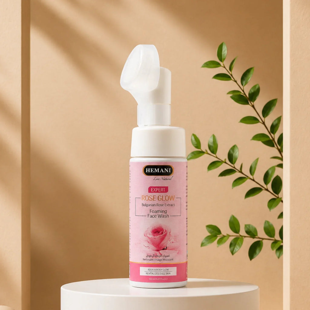 Order Rose Glow Foaming Face Wash in Pakistan - 150ml – Hemani Herbal