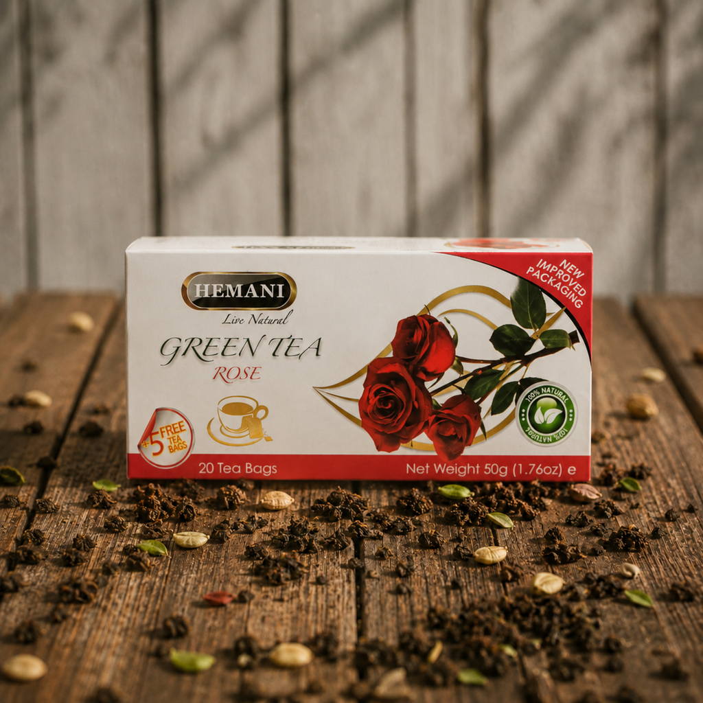 Rose Green Tea - 20 Tea Bags