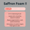 Brightening Saffron Foaming Face Wash 150ml
