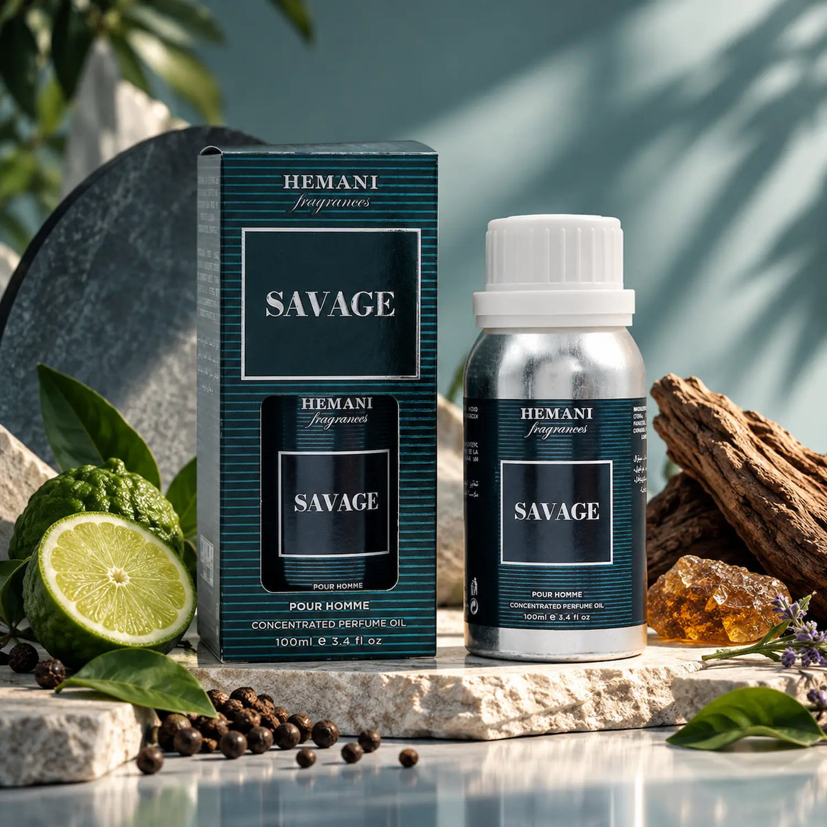 Savage Concentrated Perfume Oil for Men – 100ml