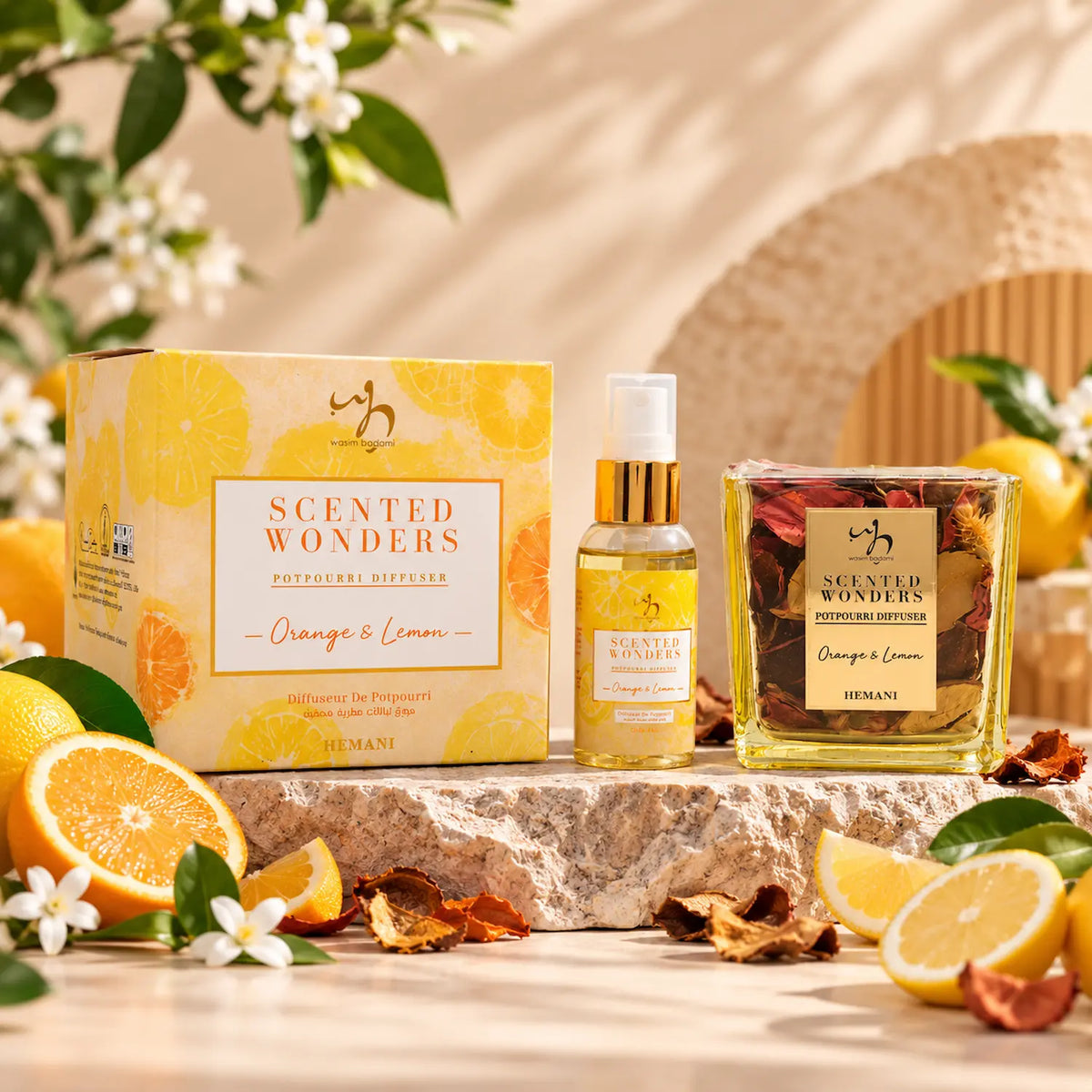 Scented Wonders Potpourri Diffuser - Orange & Lemon