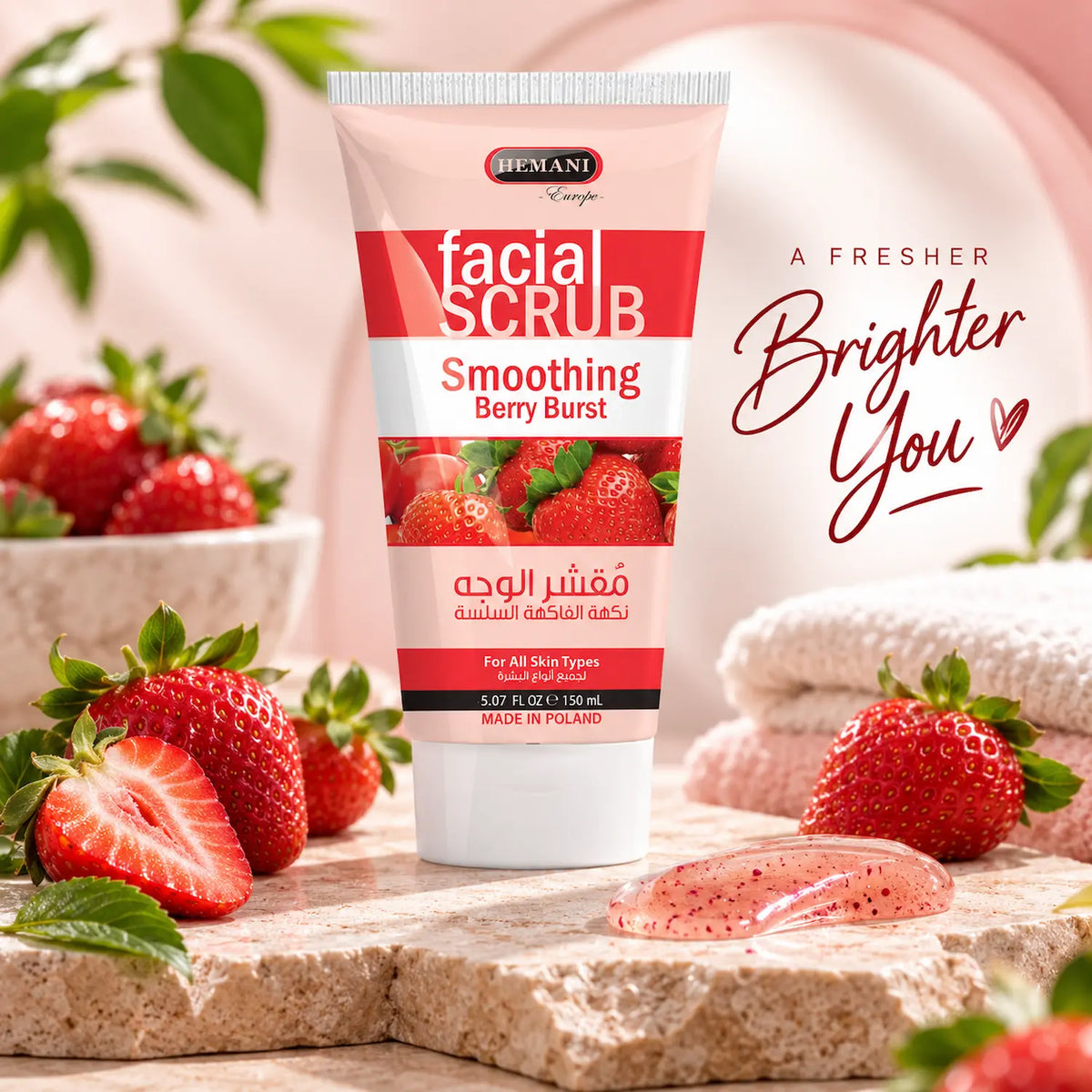 Smoothing Facial Scrub with Berry Burst 150ml