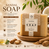 Soap with Organic Argan & Coconut Oil - Sandal