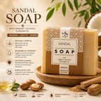 Soap with Organic Argan & Coconut Oil - Sandal