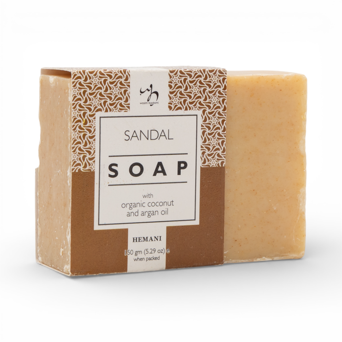 Soap with Organic Argan & Coconut Oil - Sandal